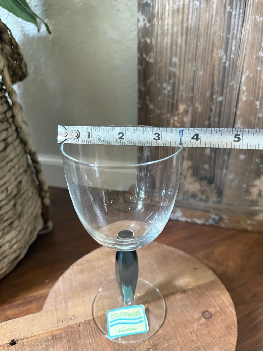 Set of 3 Noritake Colorwave Graphite Water Goblet